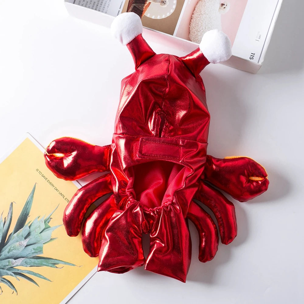 Funny Halloween Pet Dog Costumes Crab Suit - PupyPaw