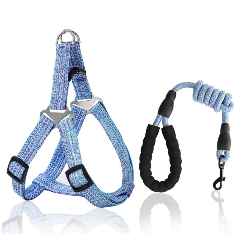 Nylon Pet Dog Harness No Pull Adjustable