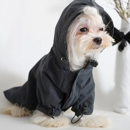 Pet Dog Flashing Hoodie Waterproof Reflective