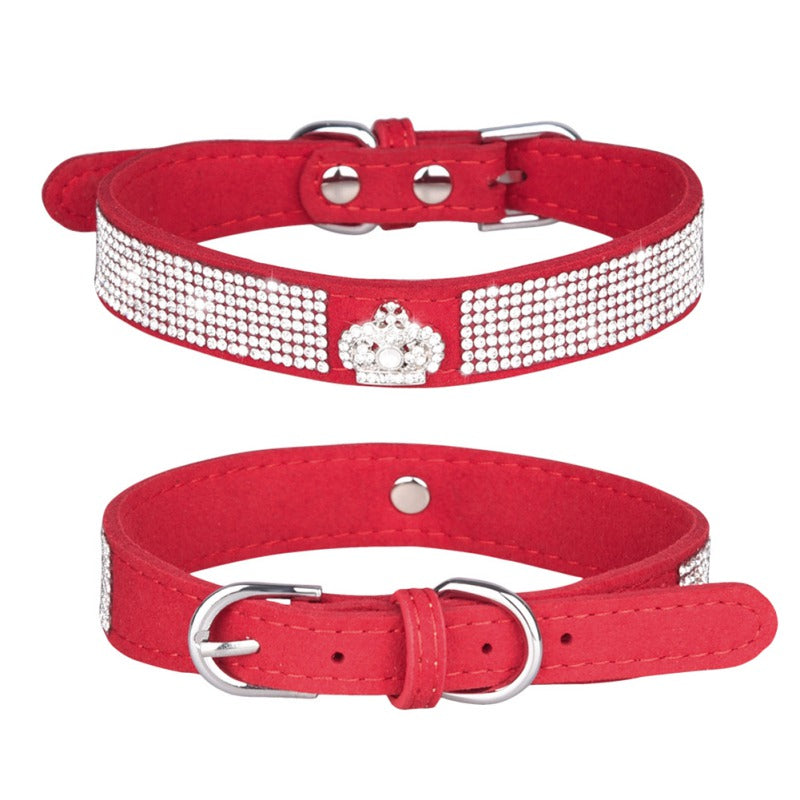 Pet Dog Diamond Inlaid Collar