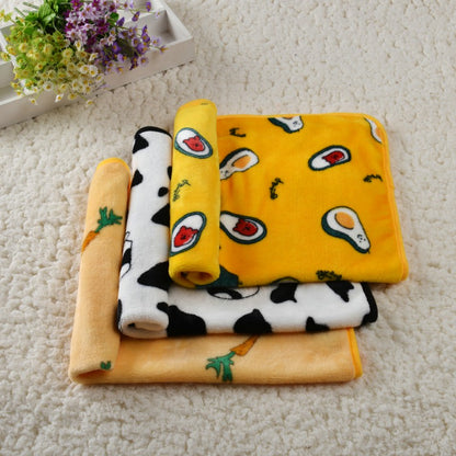 Pet Dog Soft Fleece Bed Blanket