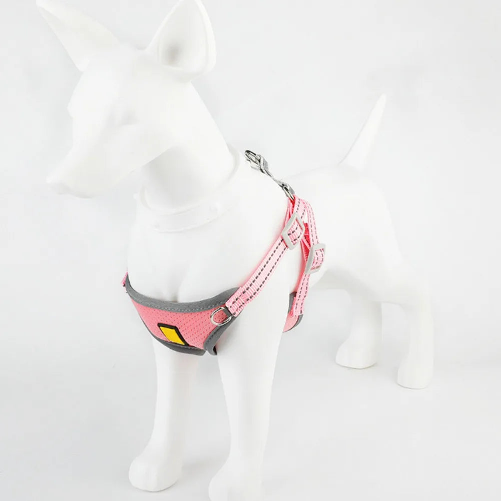 Reflective Pet Dog Harness With Leash Set