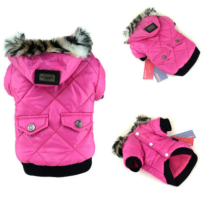 Winter Warm Pet Dog Windproof Clothes