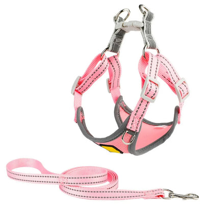 Reflective Pet Dog Harness With Leash Set