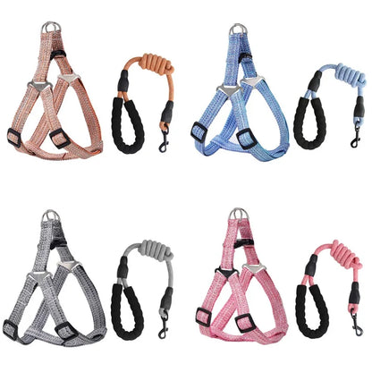 Nylon Pet Dog Harness No Pull Adjustable