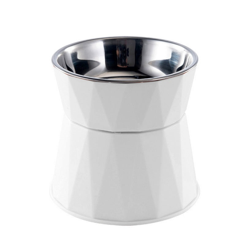 Stainless Steel Pet Dog Bowl High Foot