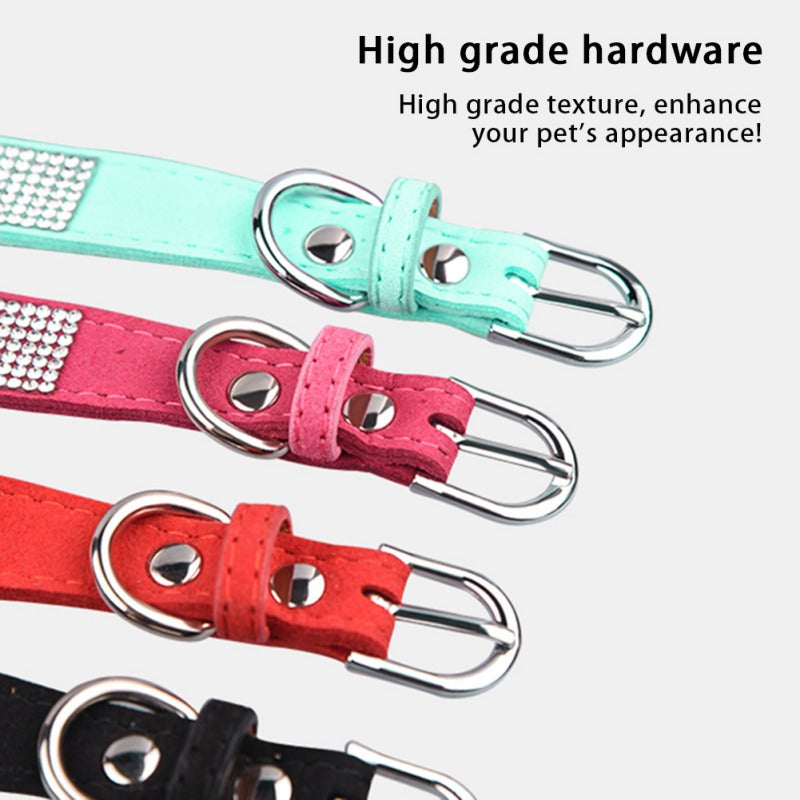 Pet Dog Diamond Inlaid Collar