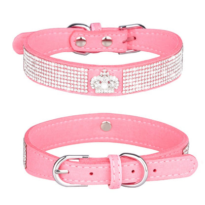 Pet Dog Diamond Inlaid Collar