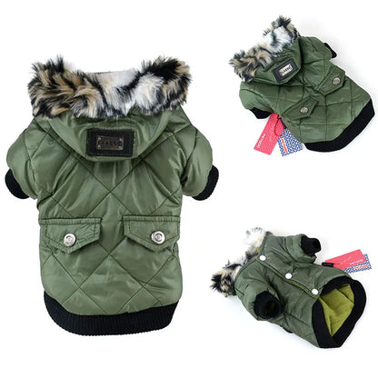 Winter Warm Pet Dog Windproof Clothes