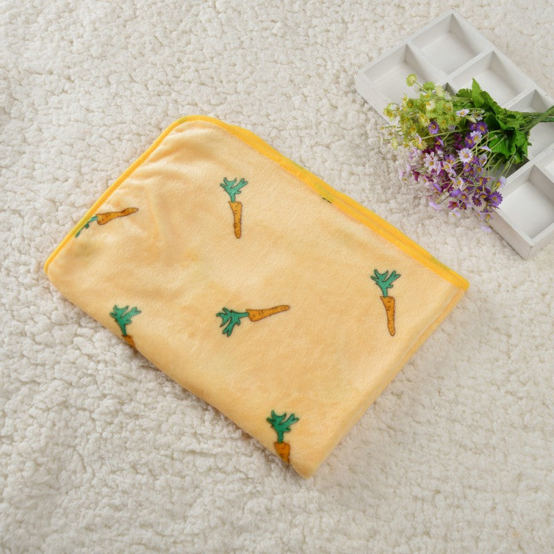 Pet Dog Soft Fleece Bed Blanket