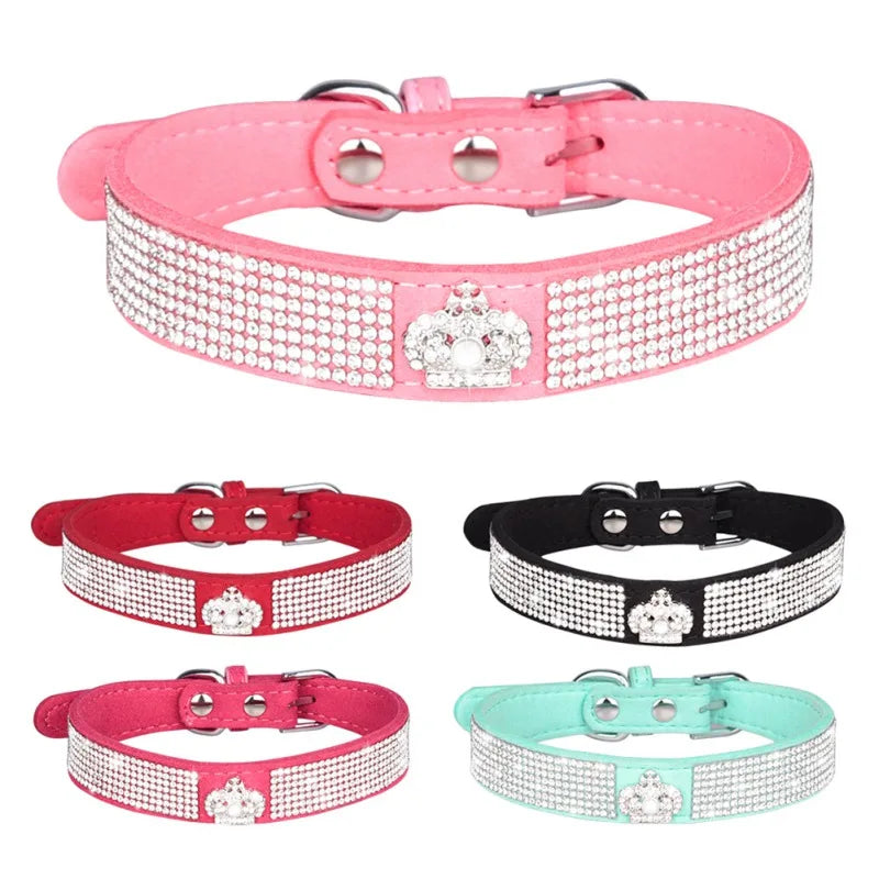 Pet Dog Diamond Inlaid Collar