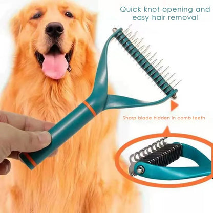 1Pcs Pet Dog Comb Self Cleaning Brush