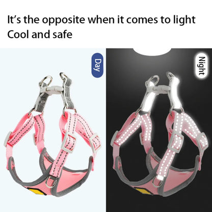 Reflective Pet Dog Harness With Leash Set