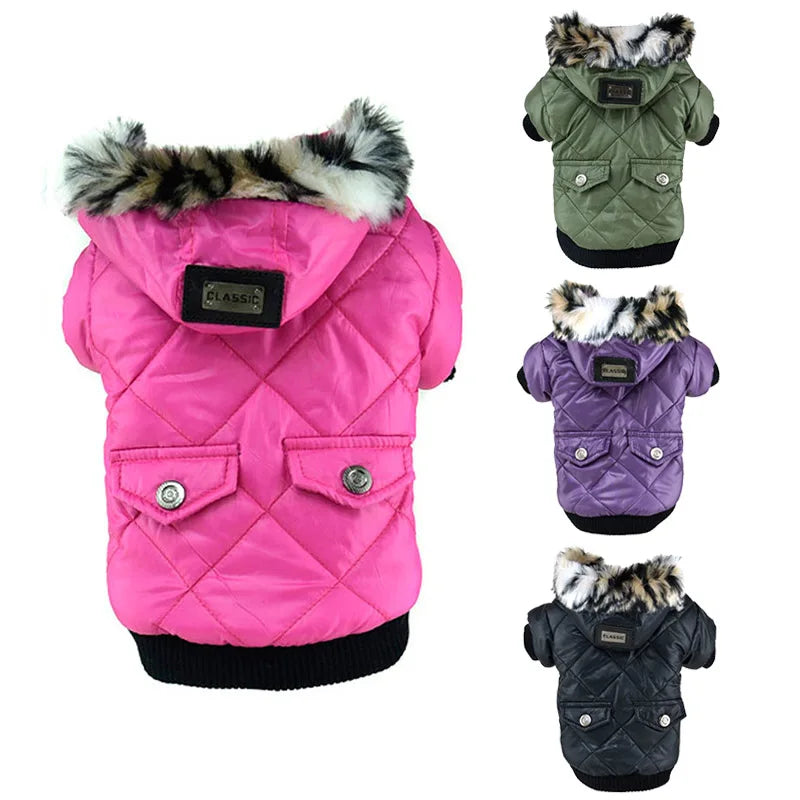 Winter Warm Pet Dog Windproof Clothes