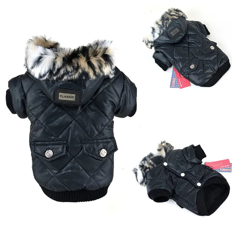 Winter Warm Pet Dog Windproof Clothes