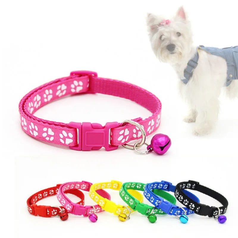 Adjustable Necklace Pet Dog Bell Collars