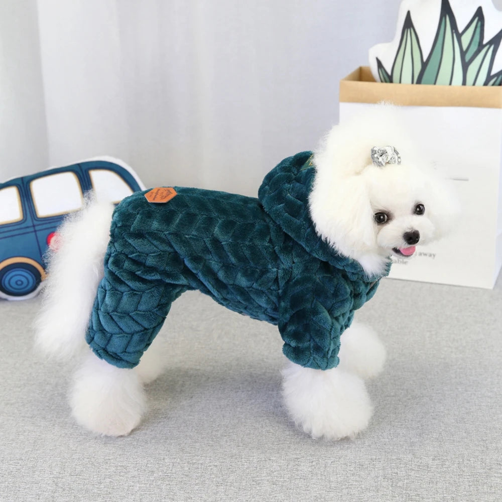 Winter Warm Pet Dog Soft Fleece Clothes