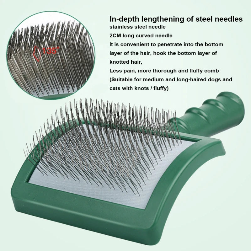 Pet Dog Hair Removal Needle Combs