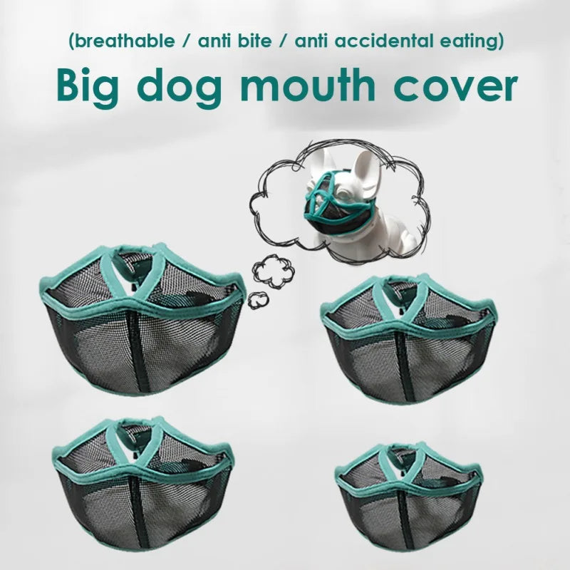 Pet Dog Adjustable French Bulldog Muzzle