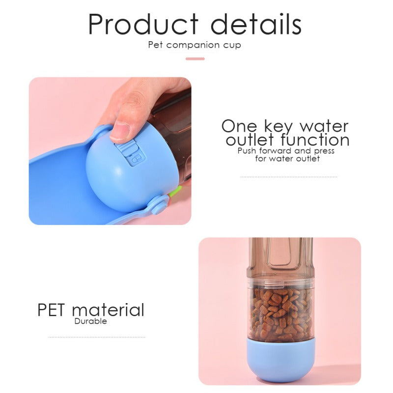 4 in 1 Portable Water Bottle for Dogs