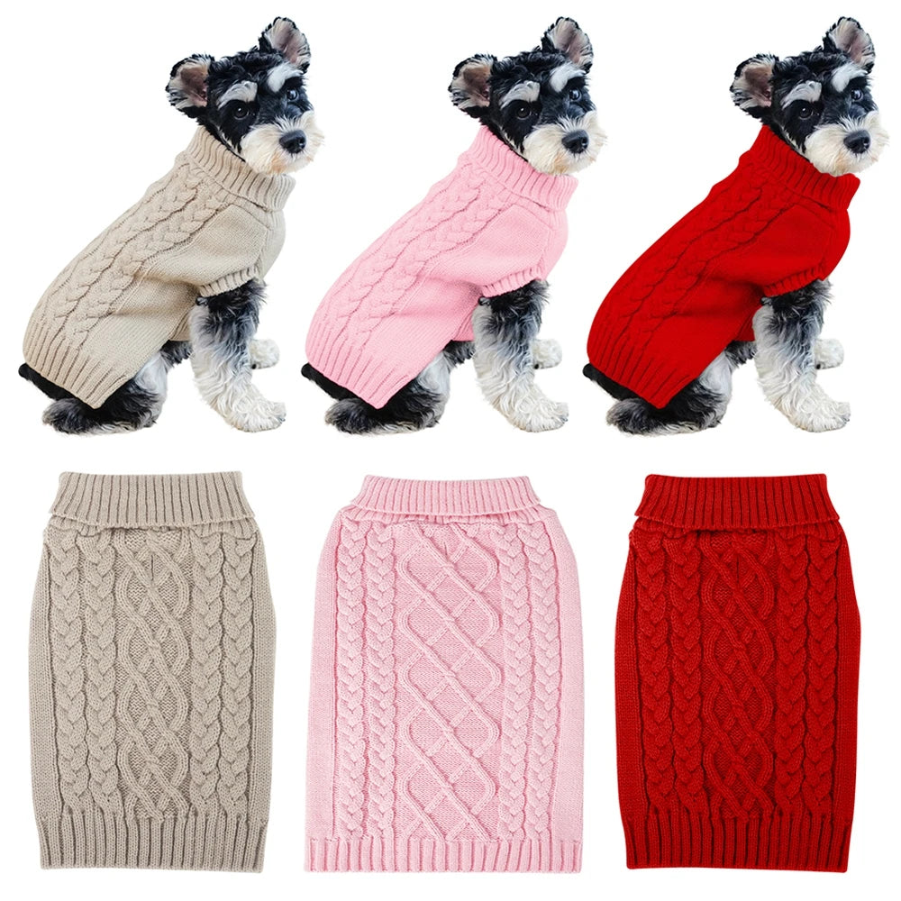 Warm Winter Pet Dog Clothes Sweater