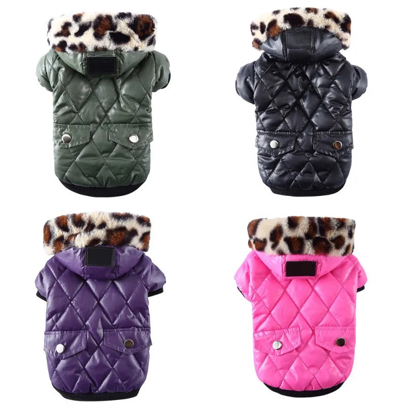 Winter Warm Pet Dog Windproof Clothes