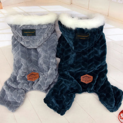 Winter Warm Pet Dog Soft Fleece Clothes