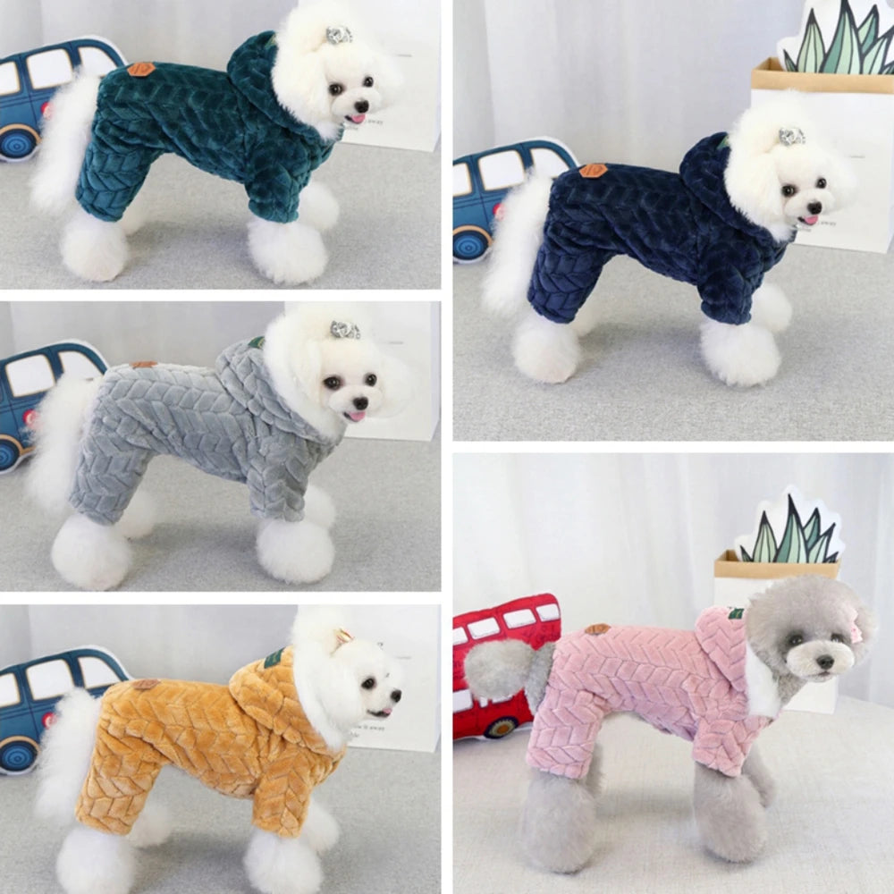 Winter Warm Pet Dog Soft Fleece Clothes