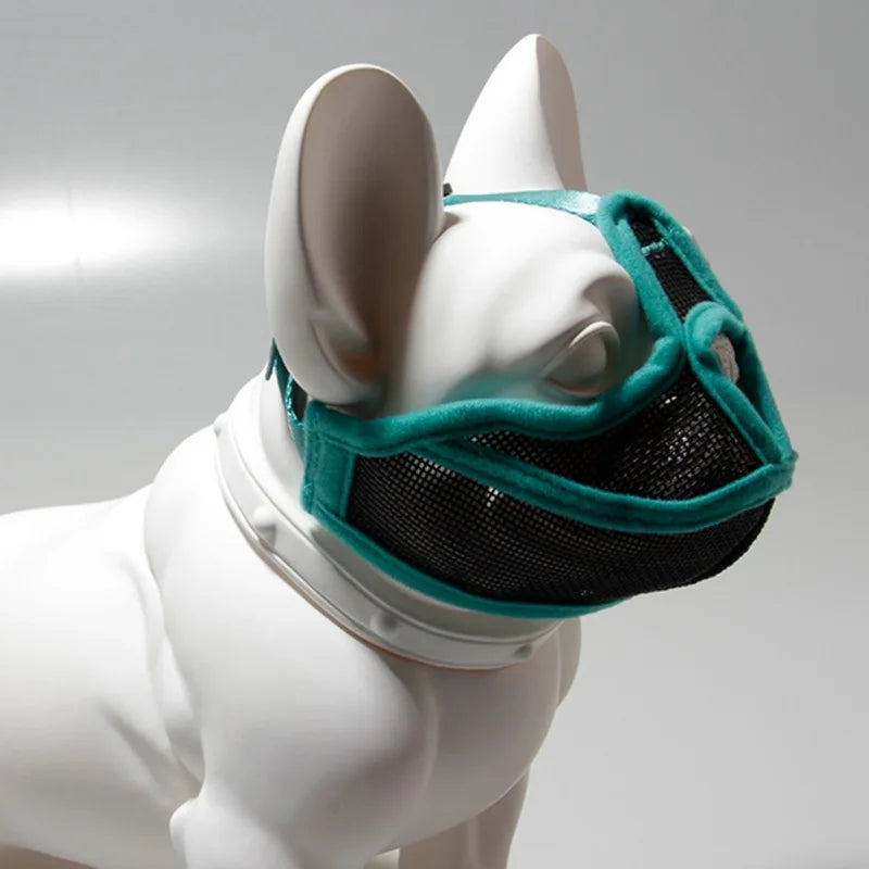 Pet Dog Adjustable French Bulldog Muzzle