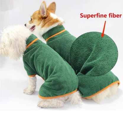 Pet Dog Towel Super Absorbent Bathrobe towel