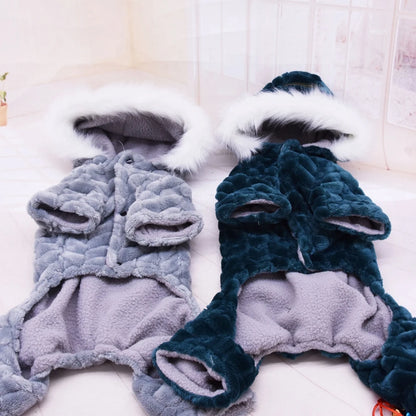 Winter Warm Pet Dog Soft Fleece Clothes