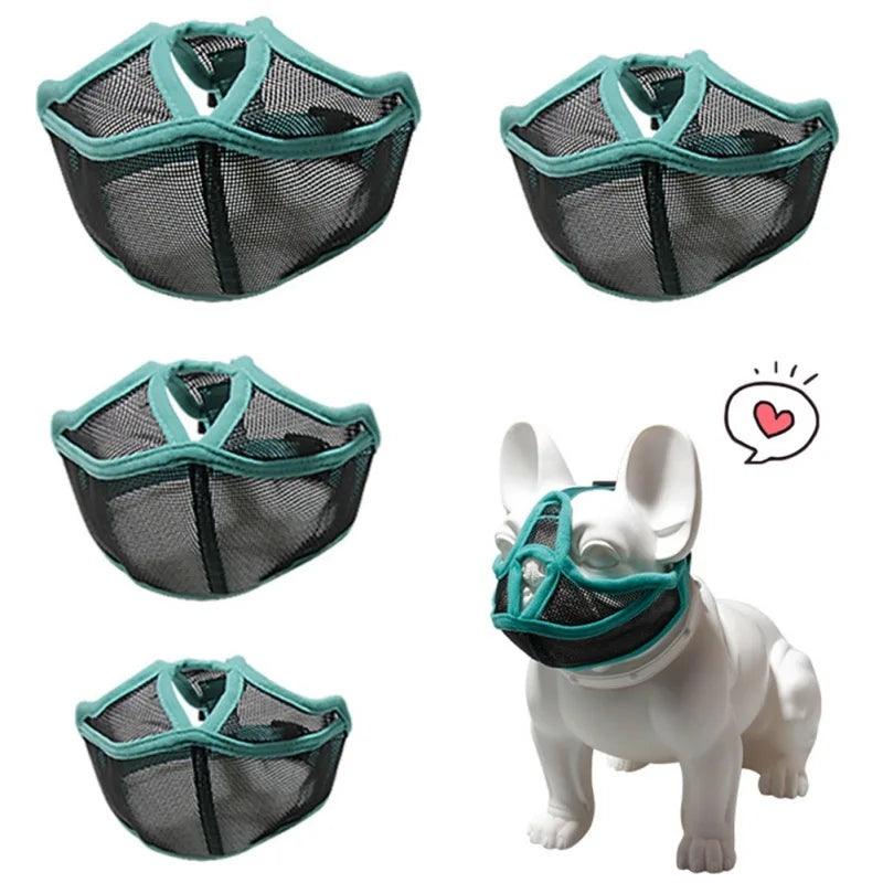 Pet Dog Adjustable French Bulldog Muzzle