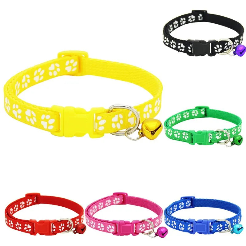 Adjustable Necklace Pet Dog Bell Collars