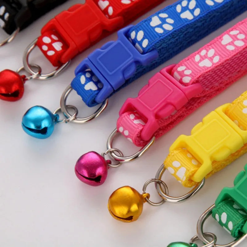 Adjustable Necklace Pet Dog Bell Collars