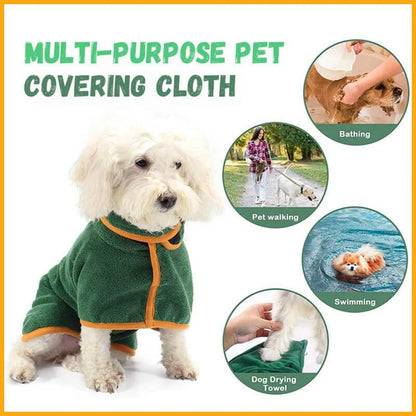 Pet Dog Towel Super Absorbent Bathrobe towel