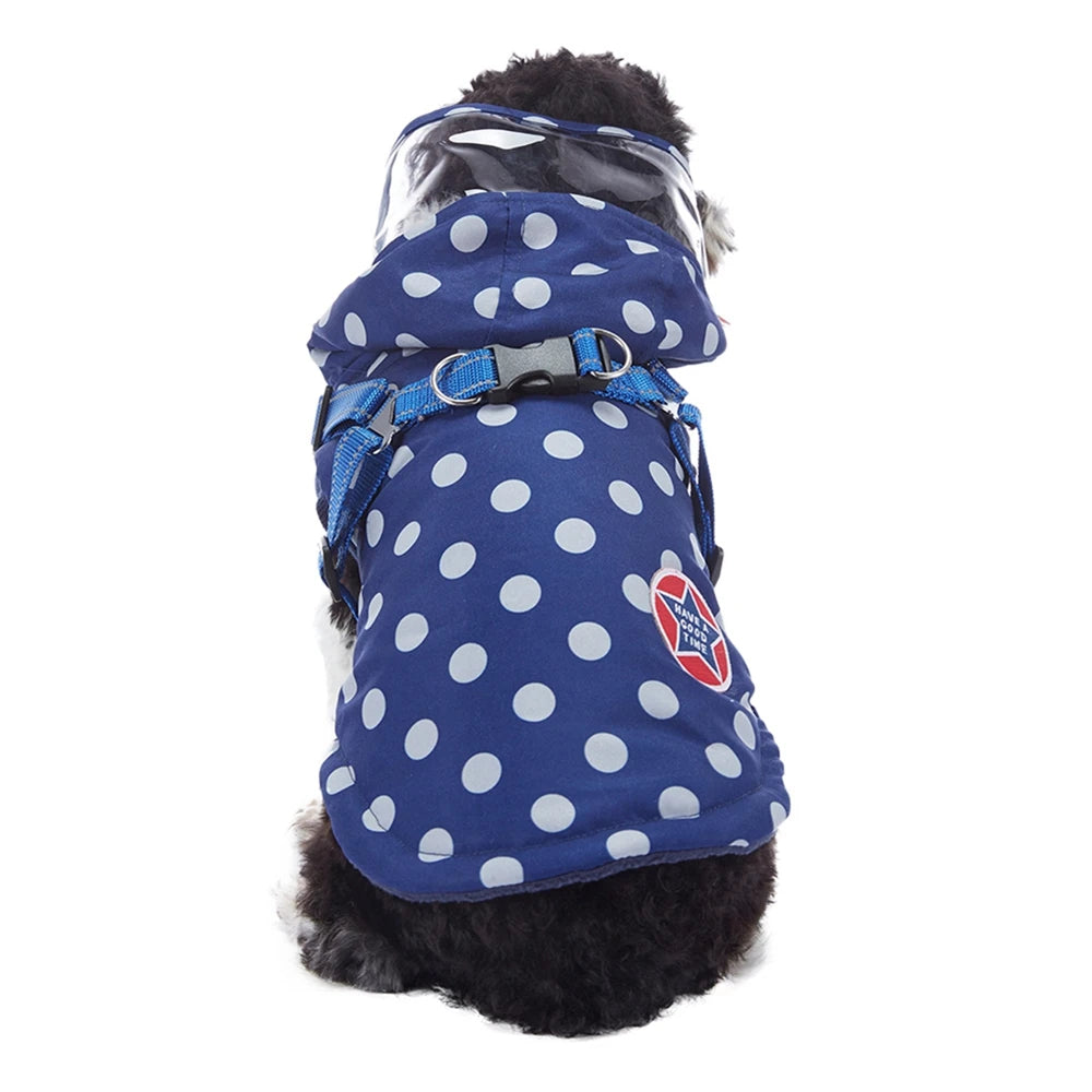 Winter Warm Pet Dog Coat Jacket With Harness