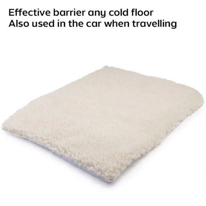 Pet Dog Self-Heating Blanket Fluffy Blanket Mat