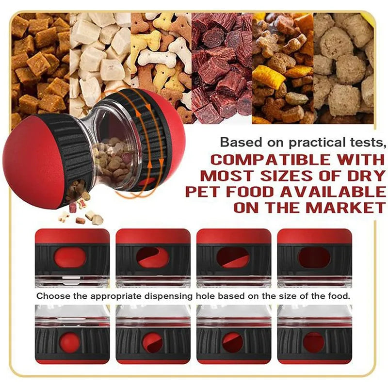 Pet Dog Tumbler Leaky Food Ball Toy