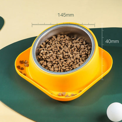 Pet Dog No-Spill Food Bowl