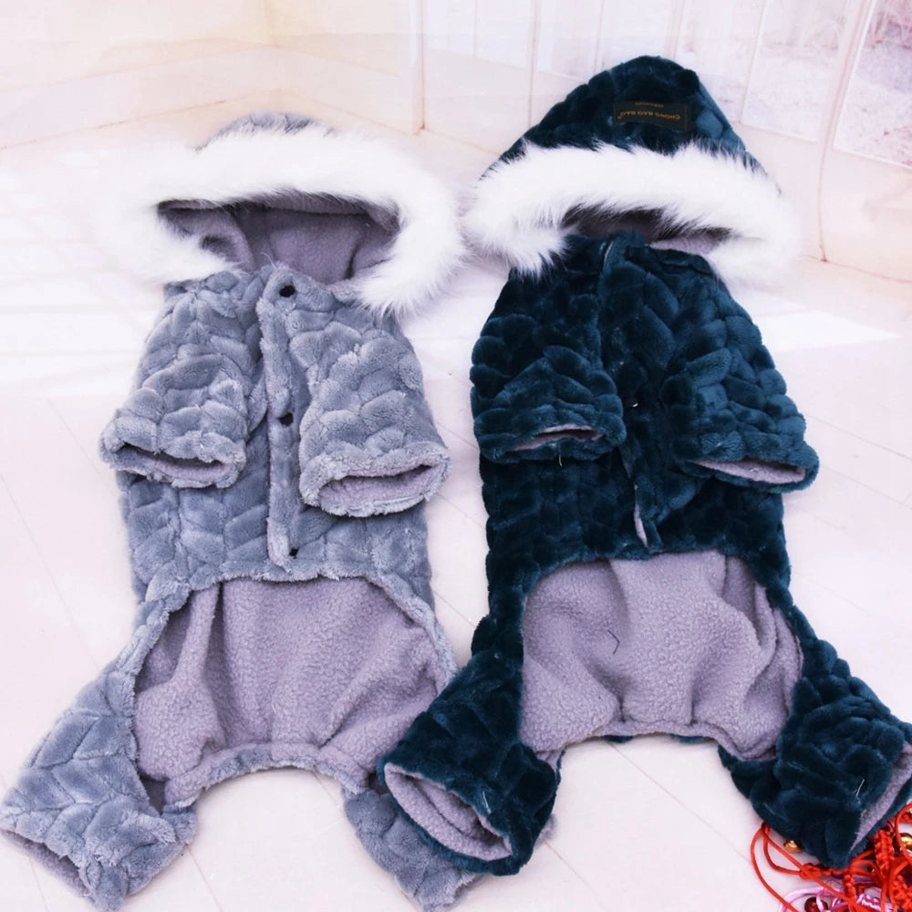 Winter Warm Pet Dog Soft Fleece Clothes