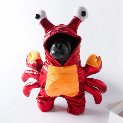 Funny Halloween Pet Dog Costumes Crab Suit