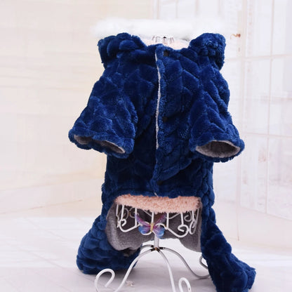 Winter Warm Pet Dog Soft Fleece Clothes