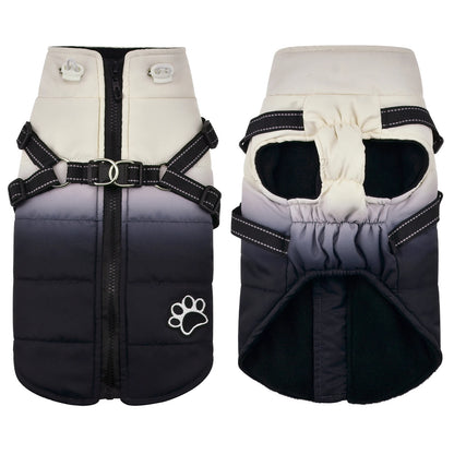 Waterproof Pet Dog Jacket With Harness