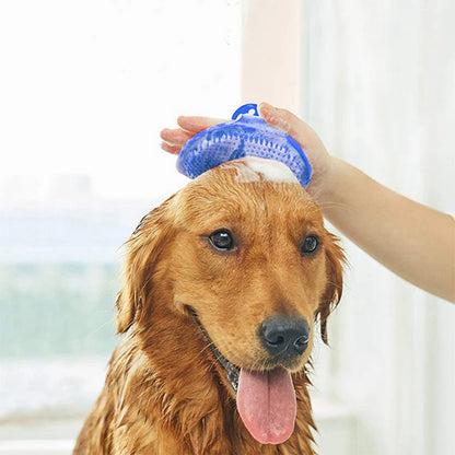 Pet Dog Rubber Glove Hair Massage Brush